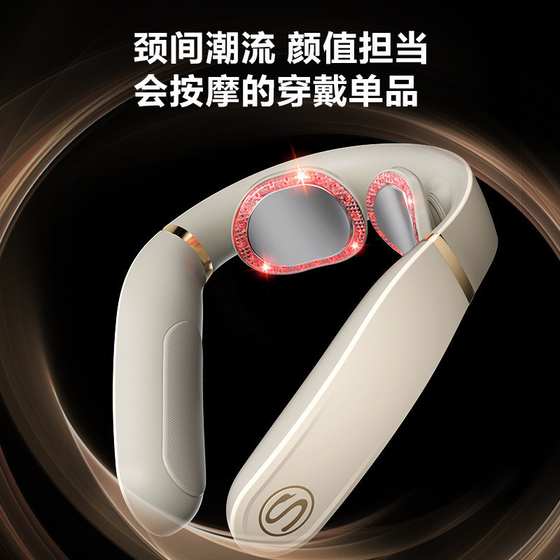 SKG 4098นวดคอ บ่า ไหล่ ดึง ยืด บลูทูธ APP ของขวัญที่ใช้งานได้จริงสำหรับการประคบร้อน