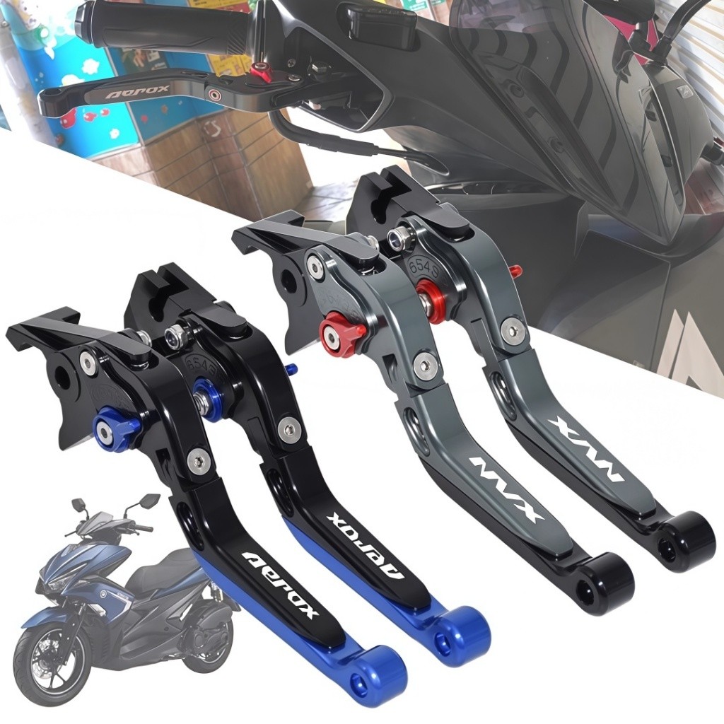 CNC ปรับ Levers สําหรับ Yamaha Aerox NVX155 2015-2025 รถจักรยานยนต์พับคลัทช์เบรคชุด