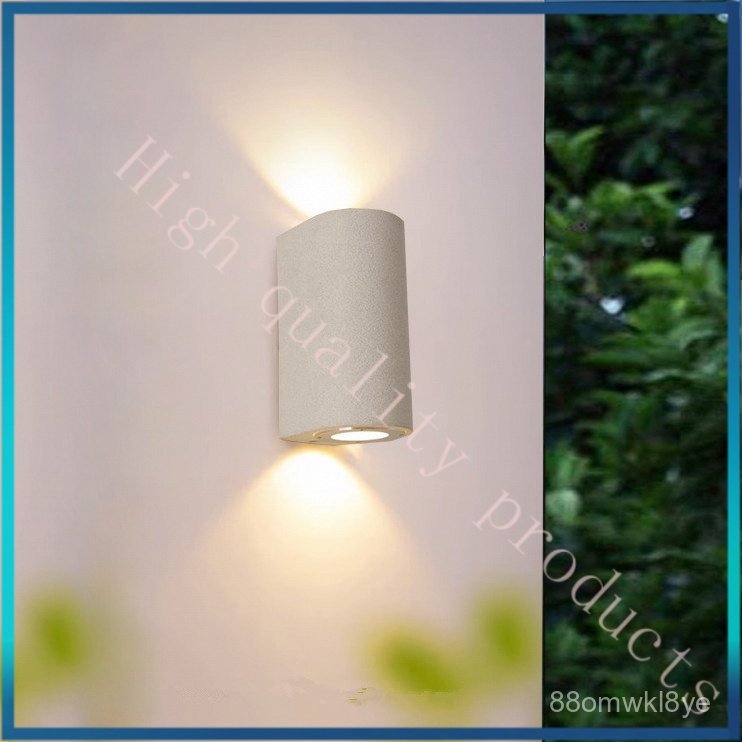 Minimalist Outdoor Waterproof Wall Lamp Creative Cement Terrazzo Hotel Clubhouse Villa Courtyard Ext