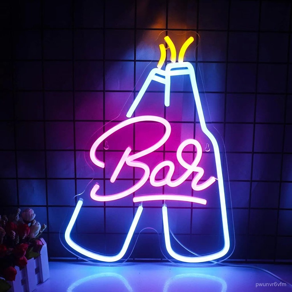 Alex LED Neon Color Silicone Neon Light New Wine Glass BAR Neon Light5vUSB Power Supply Price GBDL