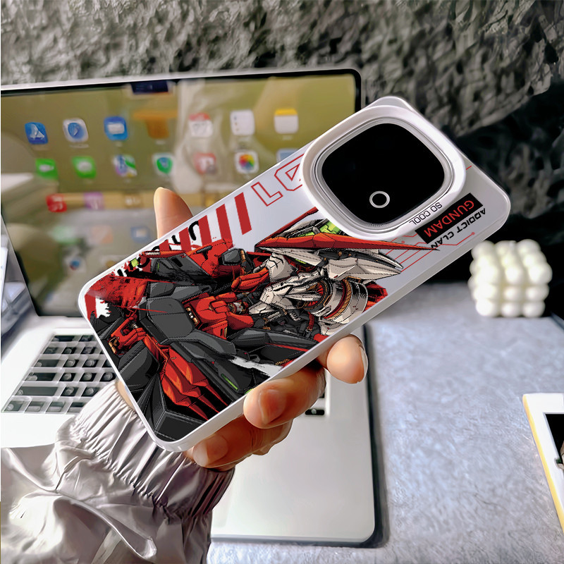 สําหรับ iQOO 15 13 12 Pro Z10 Turbo Z9 Neo 10 Pro Gundam Micro Matte เคสโทรศัพท์สําหรับ iQOO Z9 Turb