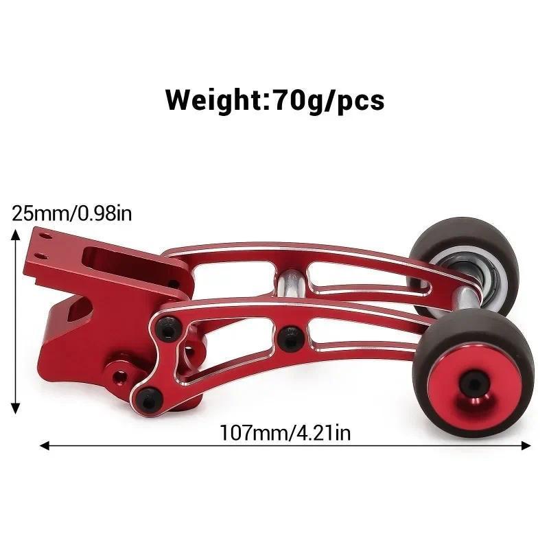 MJX Hyper Go 14210 14209 โลหะ Wheelie Bar ปรับได้สําหรับความเร็วสูง RC Brushless รีโมทคอนโทรลรถ 1/14