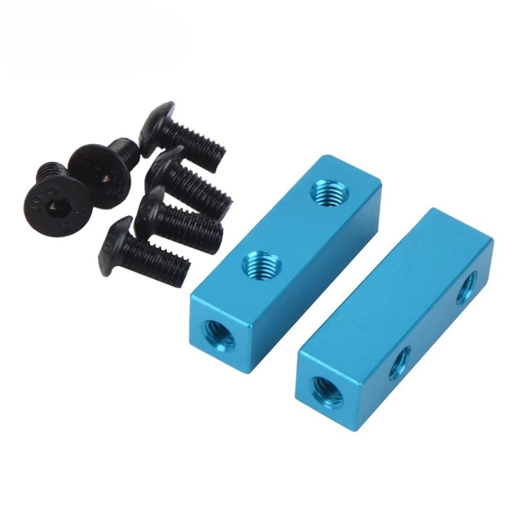 Aluminunm Servo Stay Mount สําหรับ Tamiya CW01 LunchBox Wild One DF02 DT02 Grasshopper 2 Hornet Supe