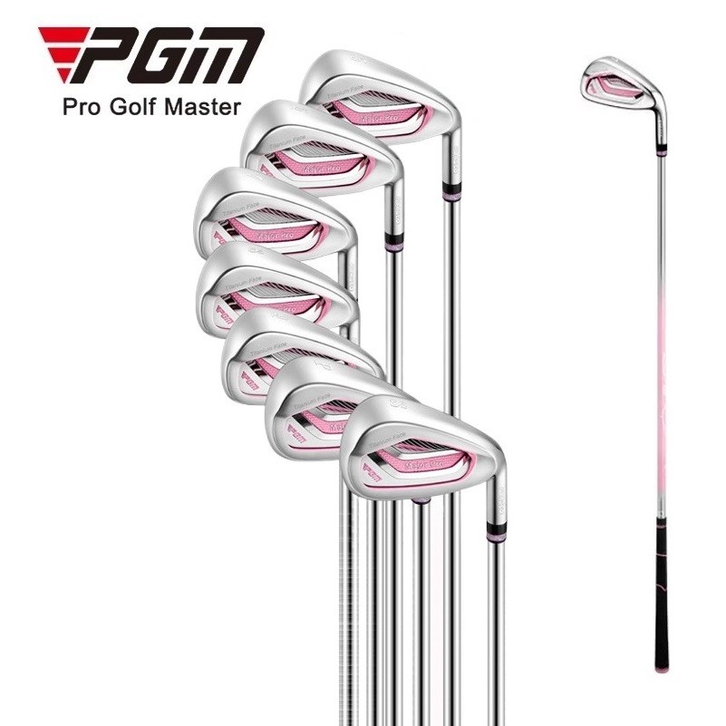 PGM GOLF MAJOR PRO ชุดไม้กอล์ฟหญิง ถนัดขวา รุ่น 5 6 7 8 9 PW SW หัวไทเทเนียมอัลลอยด์สำหรับแข่งขัน