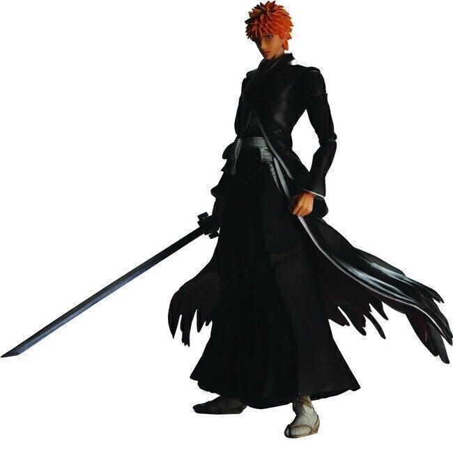 Play Arts Kai Bleach Kurosaki Ichigo Super Action Figure ของเล่น
