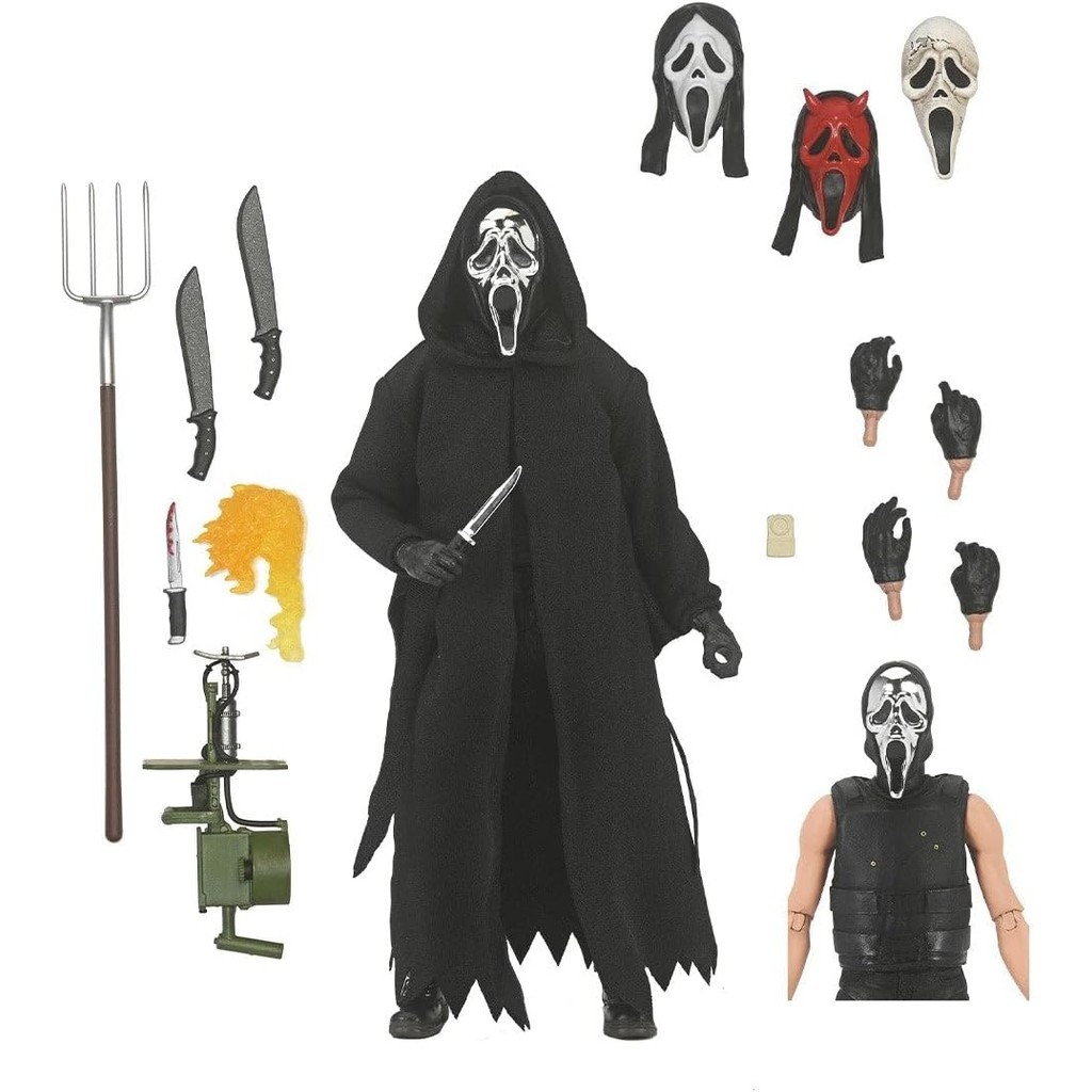 NECA 7 นิ้ว Inferno Ghostface Ultimate Action Figure