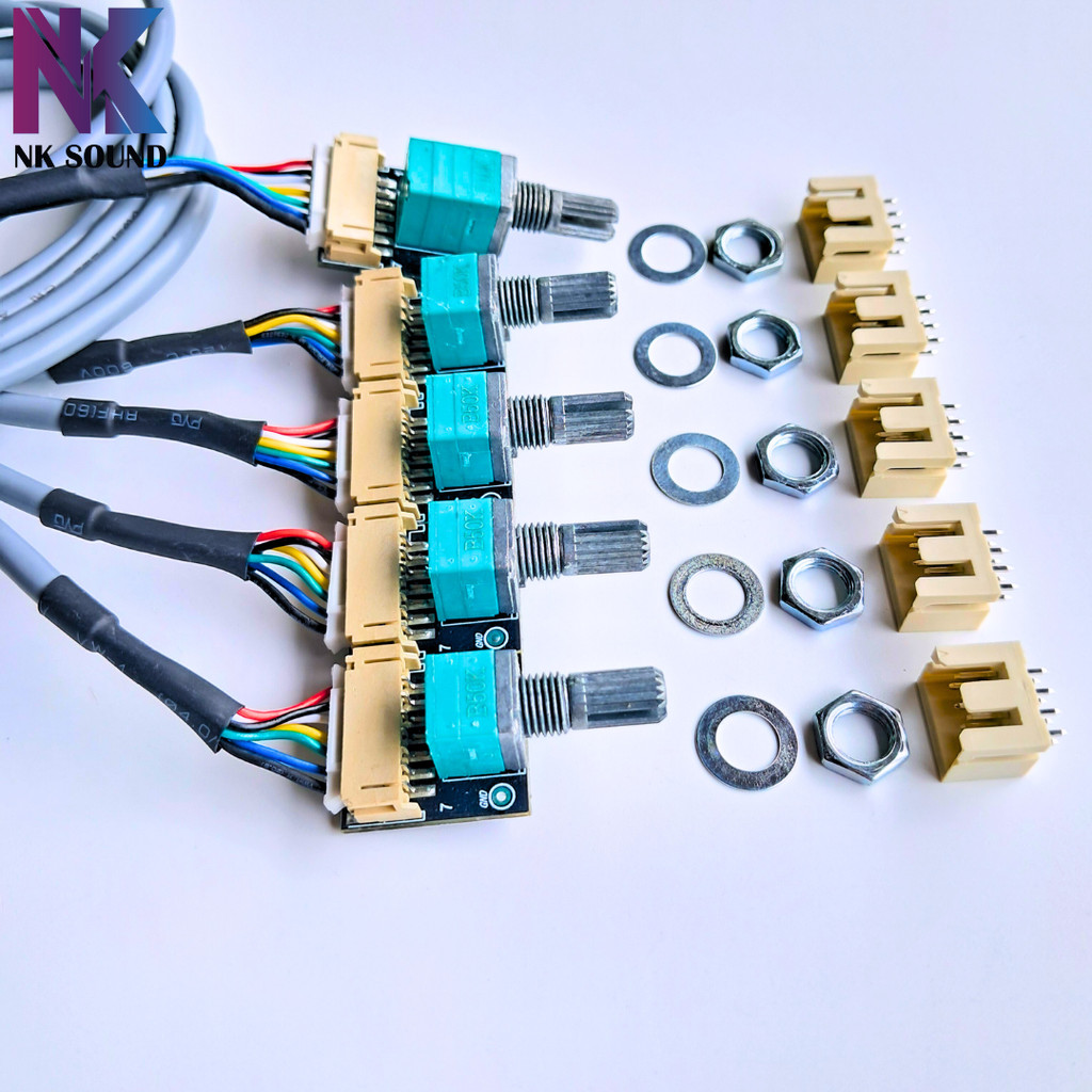 สายย้ายวอลลุ่มแบบครบชุด 5 ตัวใช้กับแอมป์ ZKได้เกือบทุกรุ่นยกเว้น AS21PและSUB600 สายแท้โรงงานป้องกันเสียงรบกวนได้อย่างดี - รูปที่ 2