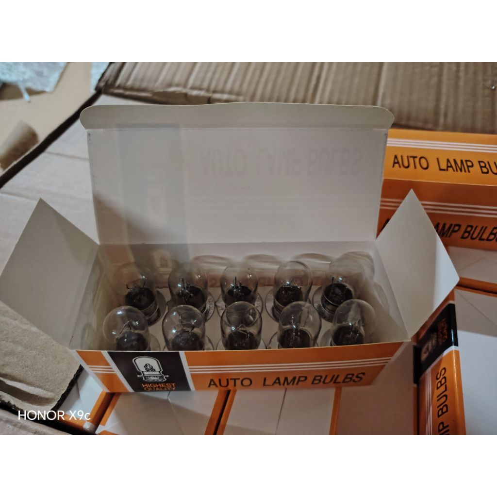 10 หลอดไฟหน้ามอเตอร์ไซค์ 12V 35W ติดตั้งง่าย ประหยัดพลังงาน