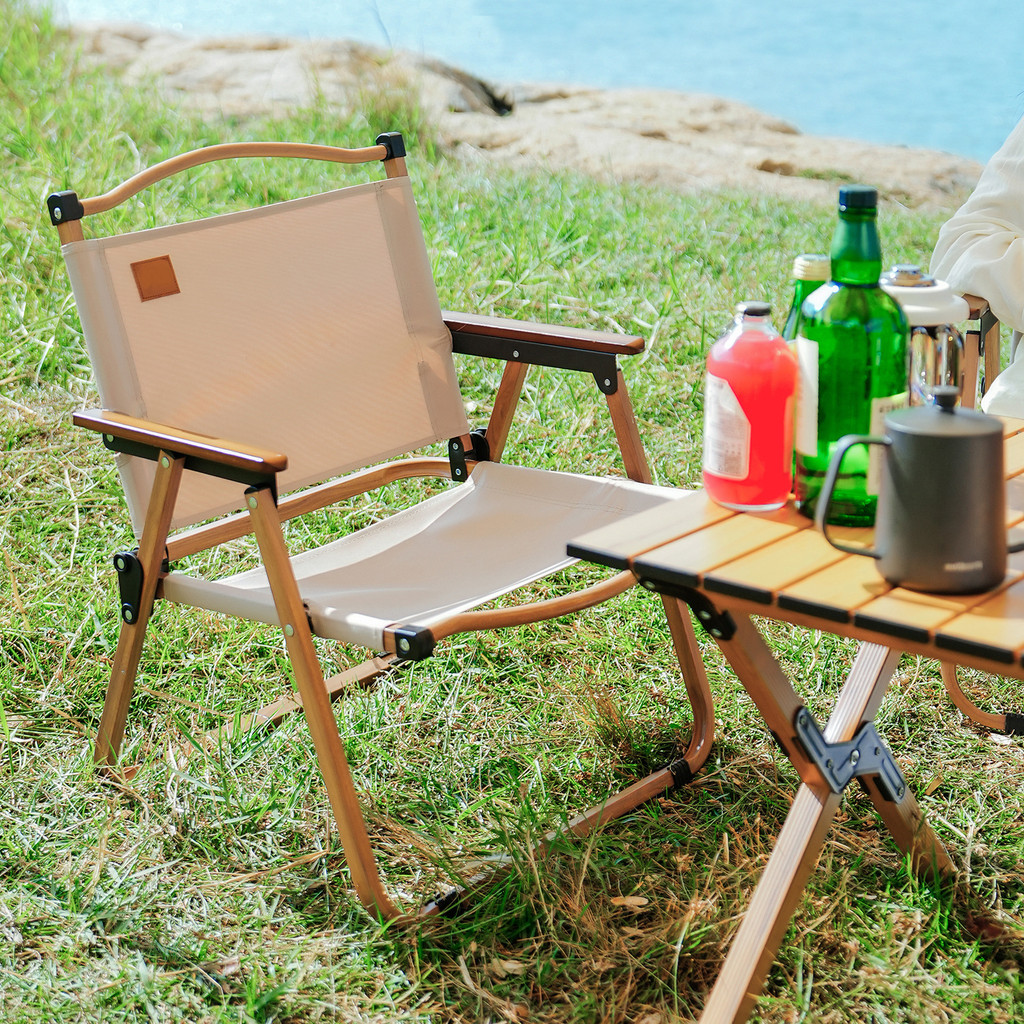 Foldable Table and Chair Outdoor Folding Chair Portable Camping Beach Chair Fishing Stool Picnic Fol