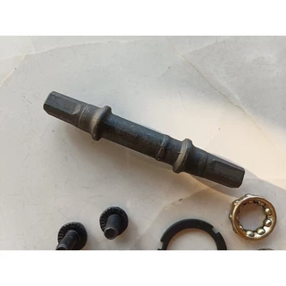 กระโหลกเหลี่ยมยาว 122.5mm. / 199mm. กระโหลกจักรยาน ครบชุด คุณภาพดี แข็งแรง ทนทาน ส่งเร็ว กระโหลก