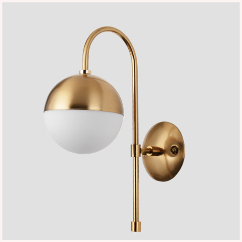 Nordic Pendant Wall Lamp Modern Minimalist Sphere Bedside Living Room Unique Staircase Corridor Wall