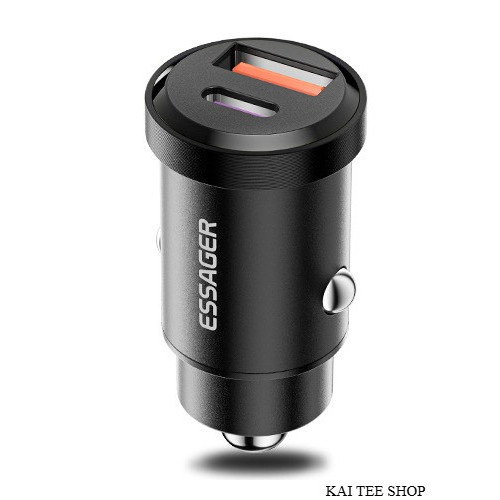 Essager ที่ชาร์จโทรศัพท์มือถือ 30W/45W USB Type-C Mini ชาร์จเร็ว 3.0 สําหรับ iP Huawei Auto Type C PD 3.0 Y30W