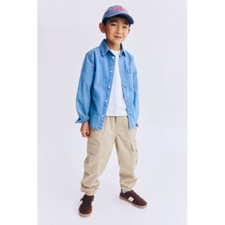 H&M(เอชแอนด์เอ็ม) กางเกงทรงคาร์โก้ Boys Cargo trousers 12964…