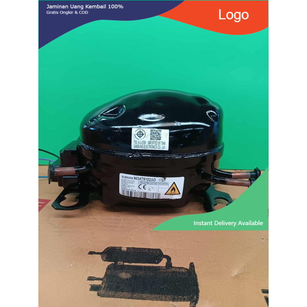 คอมเพรสเซอร์มือสอง ตู้เย็น SAMSUNG ซัมซุง รุ่น NI34T9102AD  น้ำยา R600