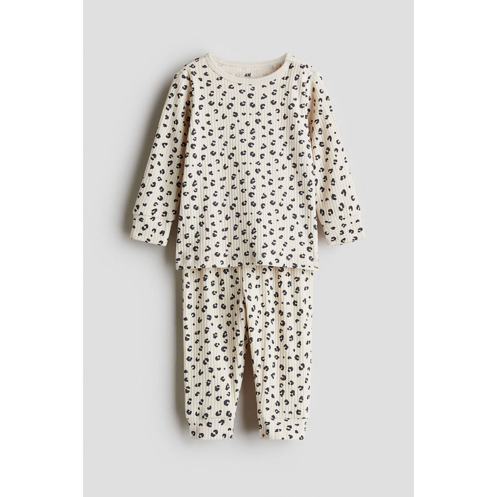 H&M(เอชแอนด์เอ็ม) ชุดคอตตอนริบด์ Infants Ribbed cotton set 0867135_22