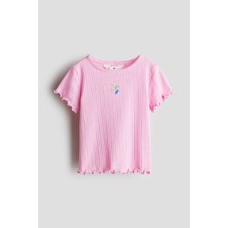 H&M(เอชแอนด์เอ็ม) เสื้อ Pointelle เด็กผู้หญิง 1282316_2