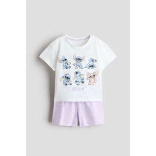 H&M(เอชแอนด์เอ็ม) ชุดนอนผ้าฝ้ายพิมพ์ลาย เด็กหญิง 1322056_2