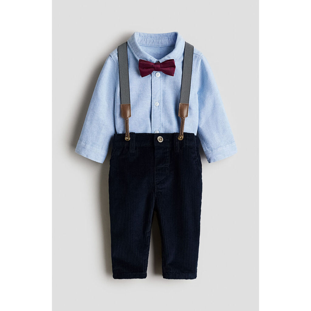 H&M(เอชแอนด์เอ็ม) ชุดเซ็ตสุดหรู 3 ชิ้น Infants 3-piece dressy set 1300073_2