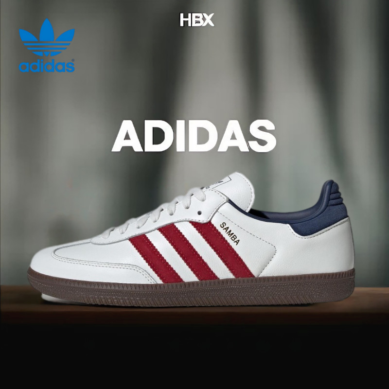 👍ของแท้ 100% adidas originals SAMBA OG Red Sneakers IH4881