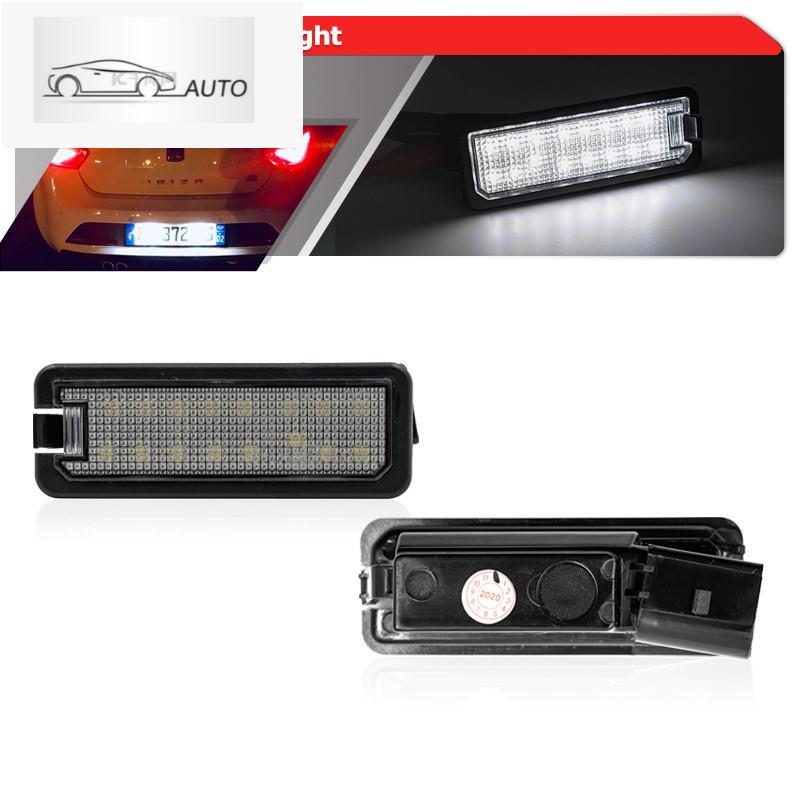 สําหรับที่นั่ง Ibiza IV 6J V Leon 2 1P 3 5F Altea XL Van 5P Exeo 3R5 3R9 ไฟป้ายทะเบียน Led แท็กอัตโน