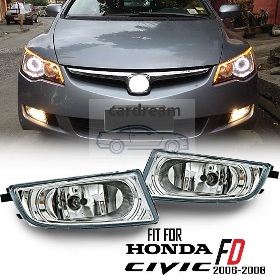 ไฟตัดหมอกกันชนหน้าสําหรับ HONDA CIVIC FD HONDA CIVIC SNA FD 2006 2007 2008 FD1 FD2 No. 33950-TX3-H01