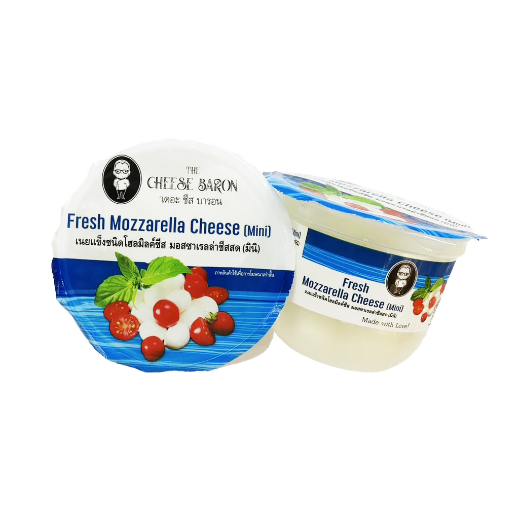 [8859601300727] The Cheese Baron (Mini) Fresh Mozzarella100G. เดอะ ชีส บารอน มินิ เฟรชมอสซาเรลล่า