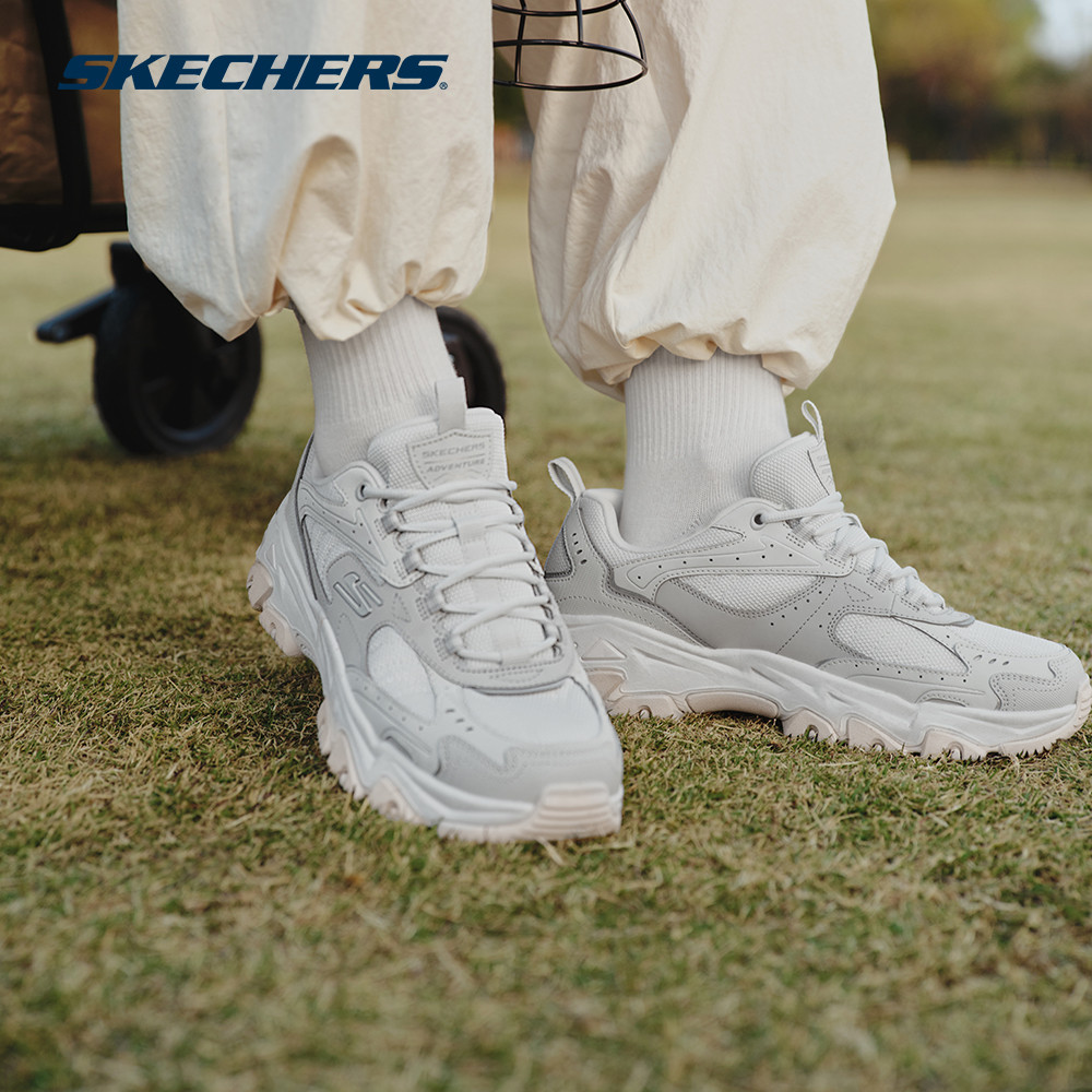 Skechers สเก็ตเชอร์ส รองเท้าผู้หญิง Women D'lites Hiker Outdoor Shoes - 180108-GRY - Air-Cooled Memory Foam