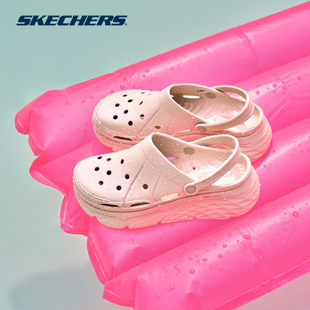 Skechers สเก็ตเชอร์ส รองเท้าผู้หญิง Women Max Cushioning Foamies Shoes - 111267-LTPK
