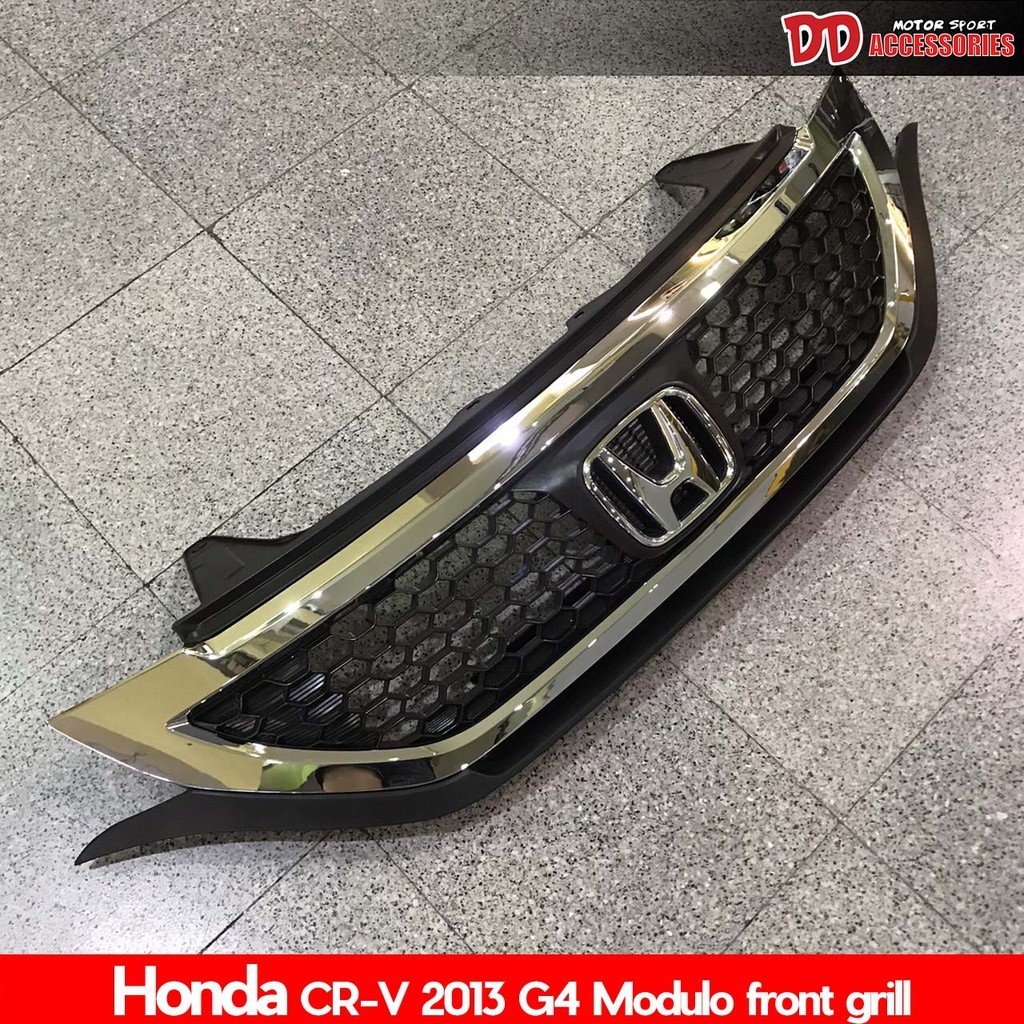 กระจังหน้า CRV 2013 2014 2015 G4 ทรง Modulo สีชุป