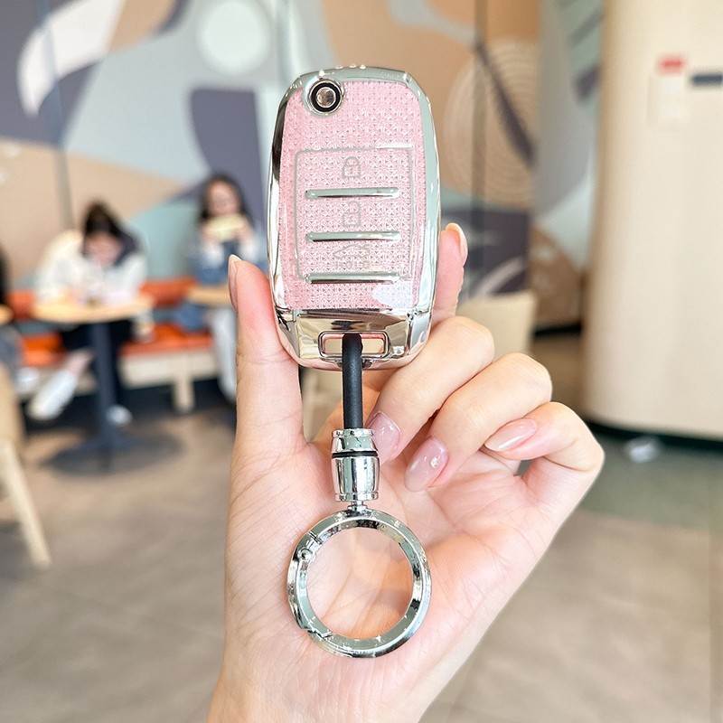Tpu ฝาครอบกุญแจรถอุปกรณ์เสริมสําหรับ KIA Carnival Sedona Grand Carnival K3 K4 K5 KX57 Shell Fob Key 