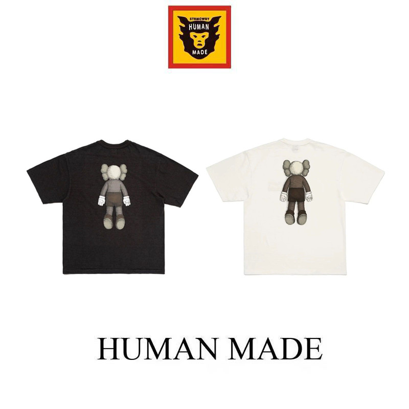 【Human Made】🇯🇵 พร้อมส่ง/ เสื้อ human made เสื้อยืดแขนสั้นลายตุ๊กตา