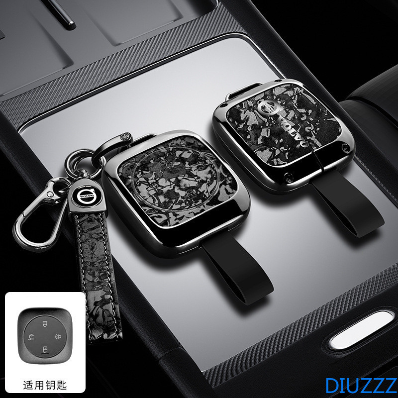 สังกะสีอัลลอยด์หนังสําหรับ Volvo XC70 2026 Key สําหรับฝาครอบ Key Case ใหม่สําหรับ Volvo XC70 อัปเดตอ