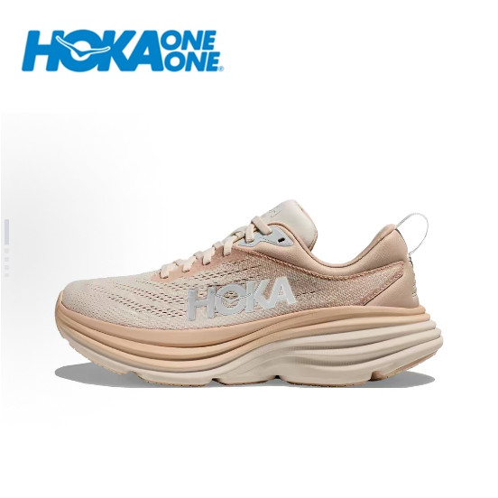 （ของแท้ 100%✔️）HOKA ONE ONE Bondi 8 Bondi 8 Low cut Brown