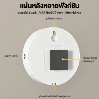 ไฟหัวเตียง ไฟติดผนังแบบไร้สาย ไฟเซนเซอร์ตรวจจับการเคลื่อนไหว COB AUTO Sensor ไฟรีโมท ไฟติดทางเดิน ไฟส่องทางเดิน