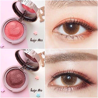 HOJO SMOOTH TEXTURE EYE SHADOW No.8005 อายแชโดว์รูปหัวใจ ตลับสีทอง หรูหราสง่างาม ดุจเจ้าหญิงนะคะ