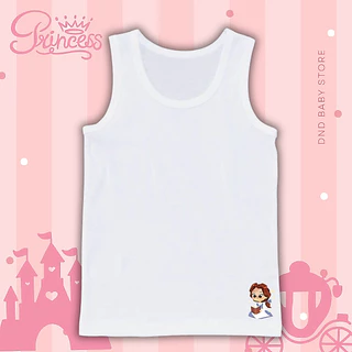 ซับในเด็กหญิง เสื้อกล้ามเด็กผู้หญิง ลายเจ้าหญิง นุ่มระบายอากาศได้ดี ไซส์ 2-13 ปี #เสื้อกล้าม