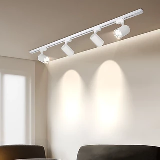 ⚡️1ชุด 6ชิ้น⚡Led Track Light สปอร์ตไลท์ ไฟราว ไฟรางโคมไฟเพดานสปอตไลท์ขนาดเติดผนังร้านขายเสื้อผ้าเชิงพาณิชย์ทางเดิน รางไฟ
