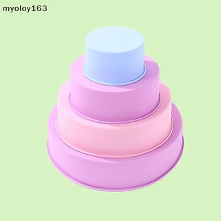 Myoloy 1 ชิ้น แม่พิมพ์ซิลิโคนทรงกลมขนาดเล็กสำหรับอบเค้ก ทำมูส ฟองดอง ขนมอบ ขนมหวาน เยลลี่ อุปกรณ์ครัว TH