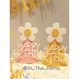 หมวกเดซี่ หมวกวันเกิด happy Birthday งานดีที่สุด