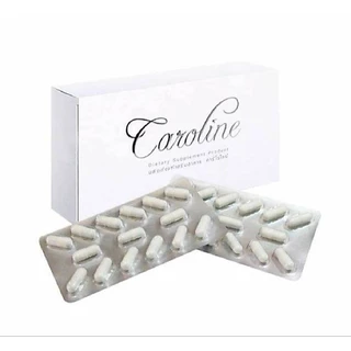 Caroline คาโรไลน์ อาหารเสริม แท้100% กล่องนึงมี30 เม็ด