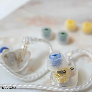 Tangzu Tang Sancai Balance จุกหูฟังอินเอียร์ ซิลิโคน รูกว้าง ไซซ์ S M L 1 คู่