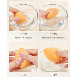 E148 GECOMO น้ำยาล้างแปรงแต่งหน้า ฟองน้ำ ล้างพัฟ ขจัดคราบเครื่องสำอาง ขนาด 80ml