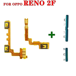 ใหม่เปิดปิดระดับเสียง Flex Cable สําหรับ OPPO Reno 2F 2 F Power Volume ปุ่มด้านข้างปุ่ม Flex Ribbon