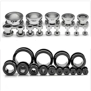 ต่างหูจิวตาไก่1.2mm--25mm1 ชิ้น (1pcs)-พลาสติก