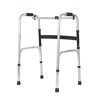 【 HFY 】ไม้เท้า walker 4 ขา รับน้ำหนักได้350กก อุปกรณ์ช่วยเดิน พับได้ด้วยคลิกเดียว ช่วยเดิน วอร์คเกอร์