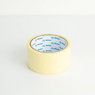 เทปย่น 20 หลา ซื้อยกแพ็คถูกกว่า Masking tape 7 ขนาด 12,18, 24, 36, 48, 60, 72 มม. เทปกระดาษกาวย่น เทปกาวย่น กาวหนังไก่