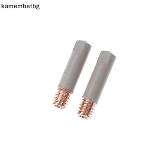 Kamembetbg 2 ชิ้น/เซ็ต 15AK เชื่อมเคล็ดลับใหม่ Coag ป้องกัน 25 มม.M6 แก๊สหัวฉีดเคล็ดลับ 0.8 มม.-1 มม. MIG เชื่อมไฟฉายเชื่อมเครื่องมืออะไหล่ TH