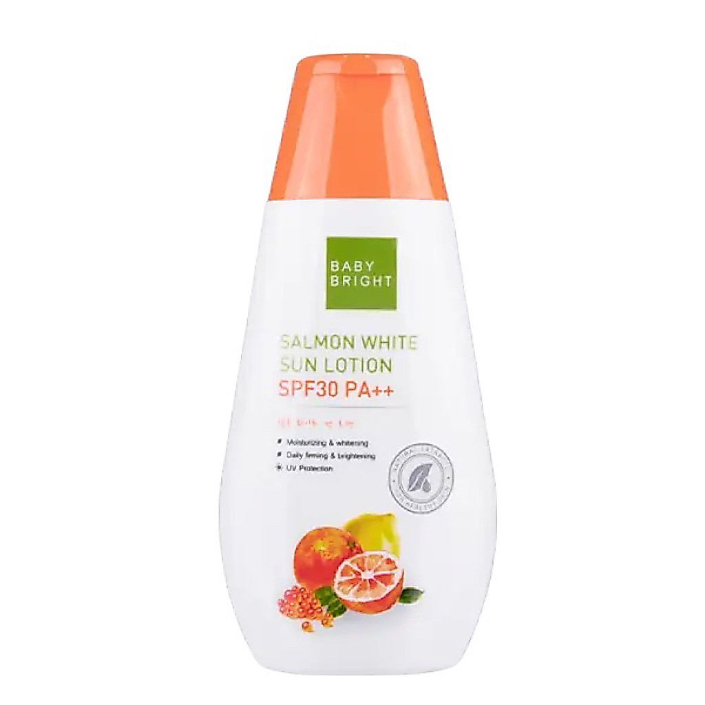 SALMON WHITE SUN LOTION SPF30 PA++ 150มล. BABY BRIGHT