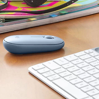 Saleเมาส์ไร้สาย Logitech M350 Pebble - Slim Silent Bluetooth & USB 2.4G Dual Mode สําหรับแล็ปท็อป/แท็บเล็ต/พีซี แบตเตอรี่ 18 เดือน ดีไซน์ทันสมัย (Graphite/Rose/Blue)