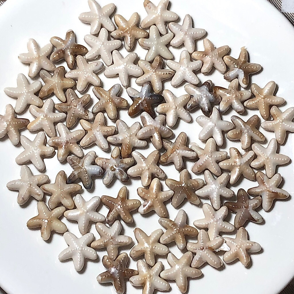 ลูกปัดลายหินอ่อนวินเทจ 25กรัม พร้อมส่งจากไทย